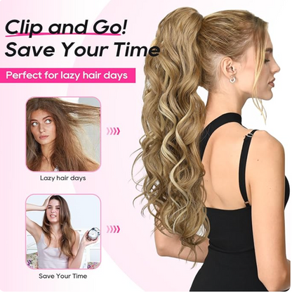 ✨Now 40% OFF ⚡4clip-in Big Wavy Ponytail Extension