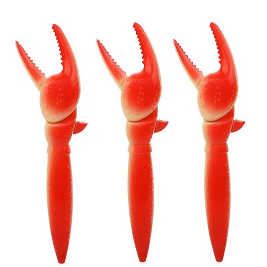 Crab clip gel ballpoint pen push type bullet type 0.5