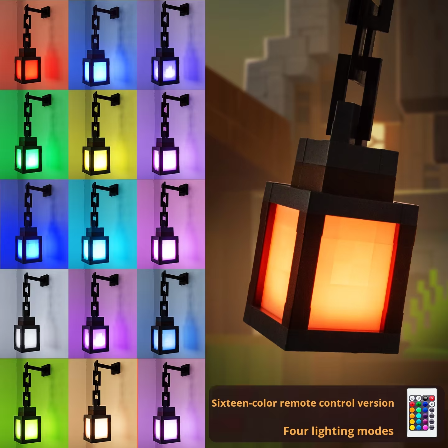 Minecraft LED Lantern Night Light