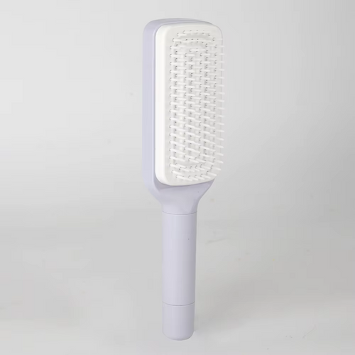 Rotating lifting comb, one-button cleaning, retractable massage comb