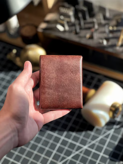 Handmade leather wallet