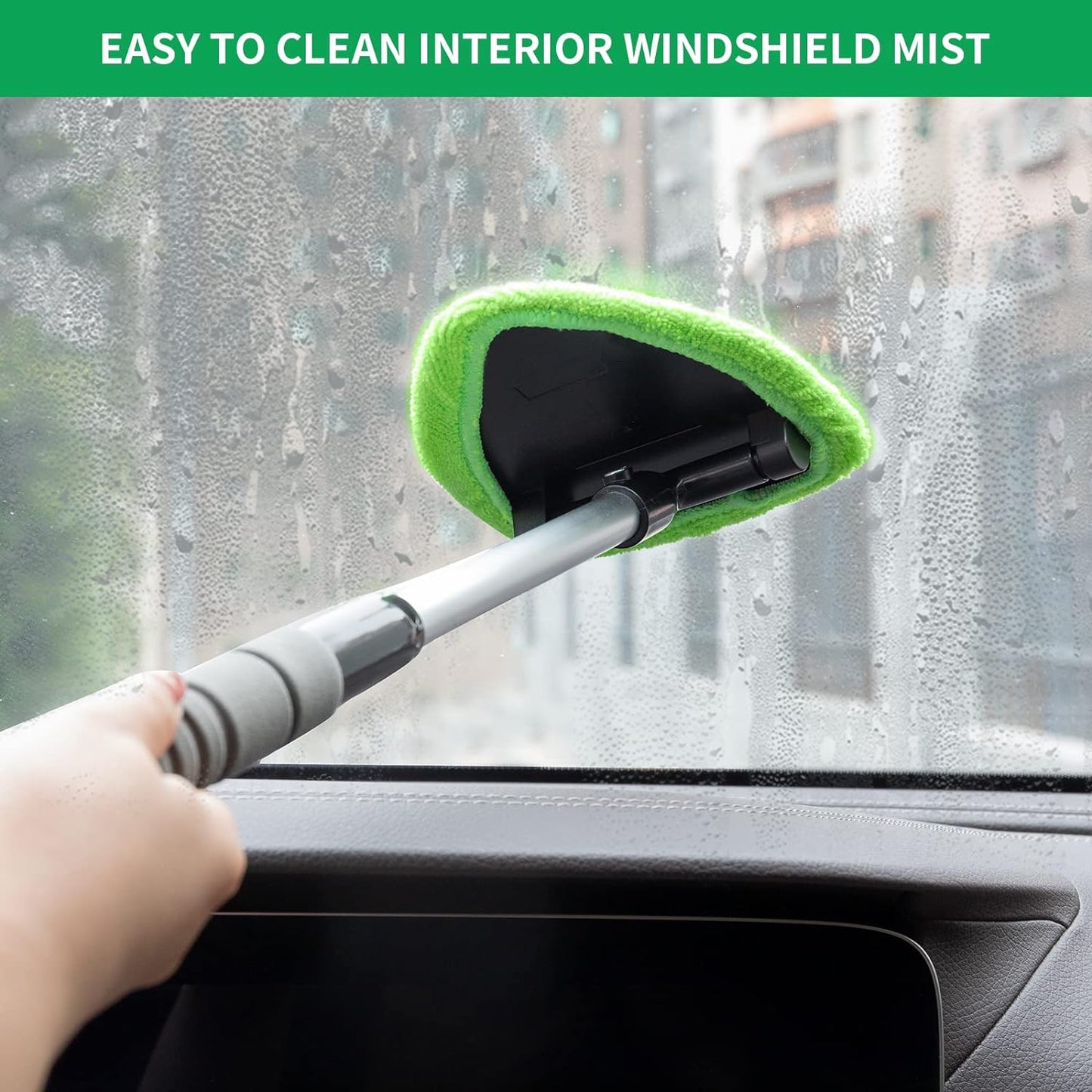 🔥Car Windshield Cleaning Tool with Extendable Handle
