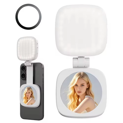 Magnetic 180° Adjustable Flip Phone Selfie Ring Light