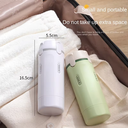 Plastic Travel Refillable Bottle Set with 4x30ml Pump Dispensers in Organizer Case for Liquid Toiletries