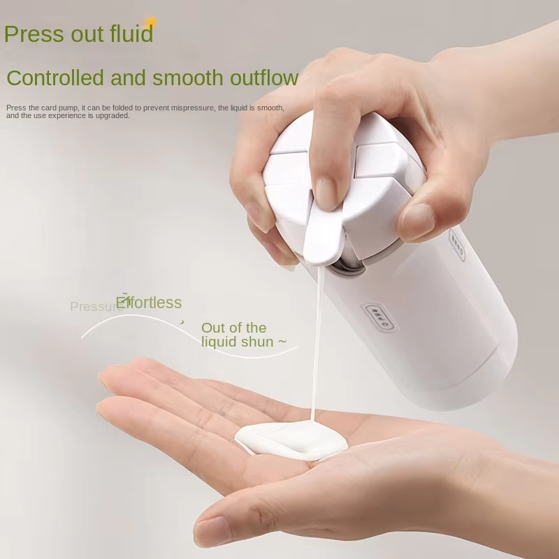 Plastic Travel Refillable Bottle Set with 4x30ml Pump Dispensers in Organizer Case for Liquid Toiletries