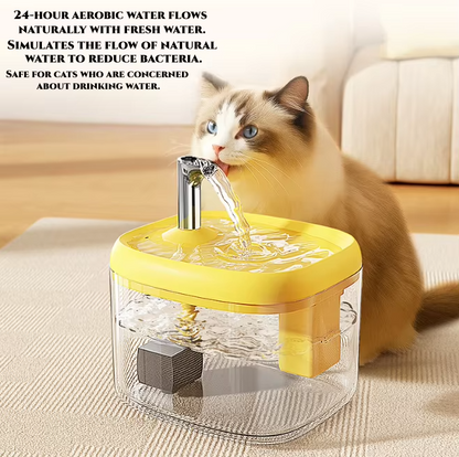 1.5L Cat Water Fountain for Cats Abs