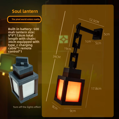 Minecraft LED Lantern Night Light