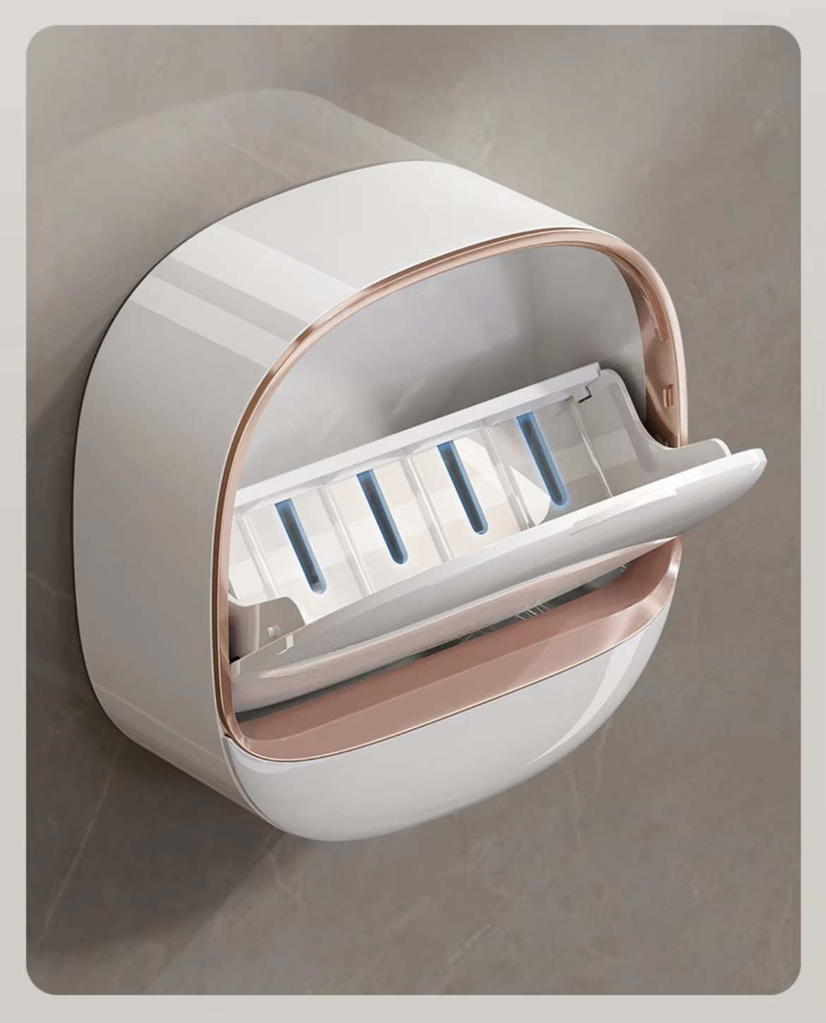 Plastic 2 Pcs Waterproof Soap Dish Holder