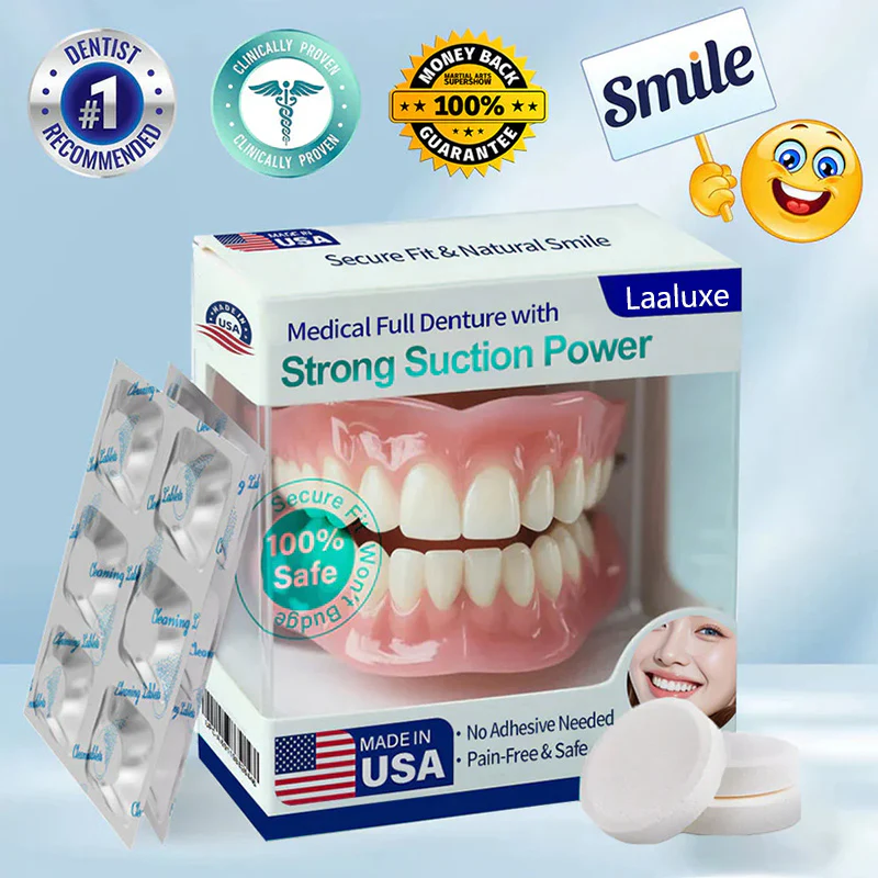 1 Set+ 6 Denture Cleaning Tablets