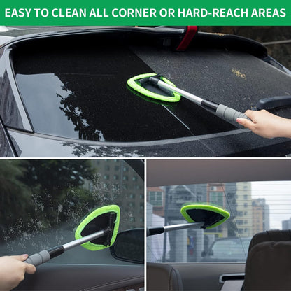 🔥Car Windshield Cleaning Tool with Extendable Handle