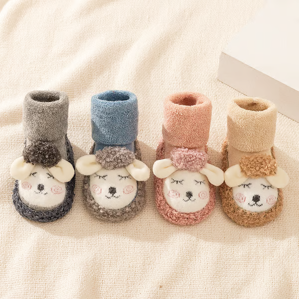 Baby Cartoon Plush Cotton Toddler Shoes