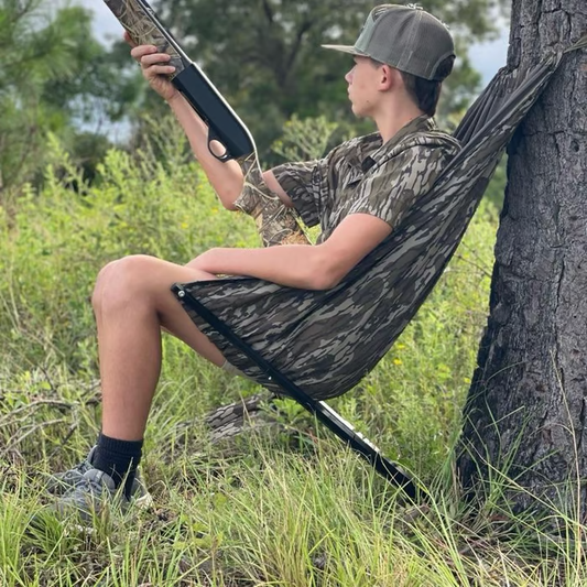 Camouflage Hammock Chair - Portable Hunting Swing for Outdoor Camping, Hiking & Backpacking