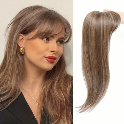 🔥🔥Last Day:360° 3D hair extensions with a natural, voluminous look, hair clips, and bangs.