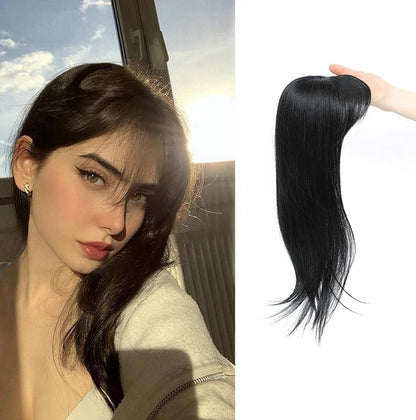 🔥🔥Last Day:360° 3D hair extensions with a natural, voluminous look, hair clips, and bangs.
