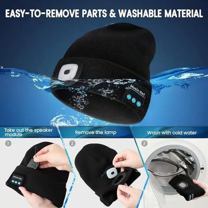 🎄Christmas Hot Sale 49% OFF-LED Bluetooth Beanie