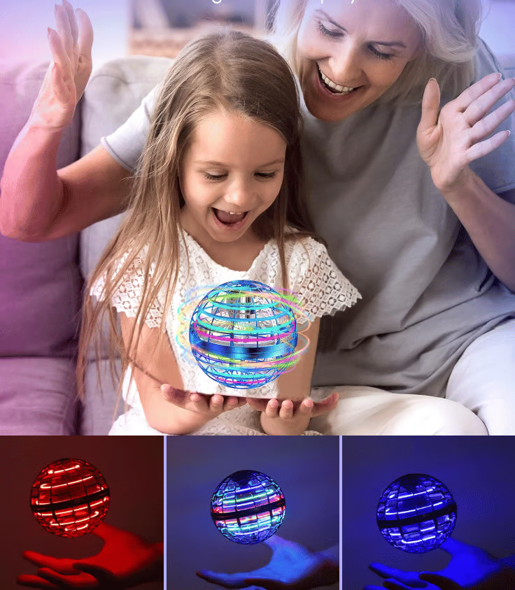 FLYING ROTATING HOVER BALL TOY