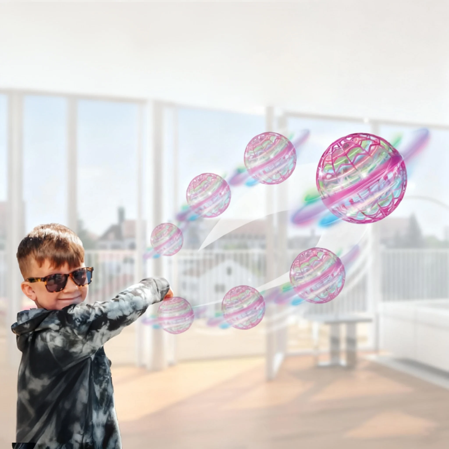 FLYING ROTATING HOVER BALL TOY