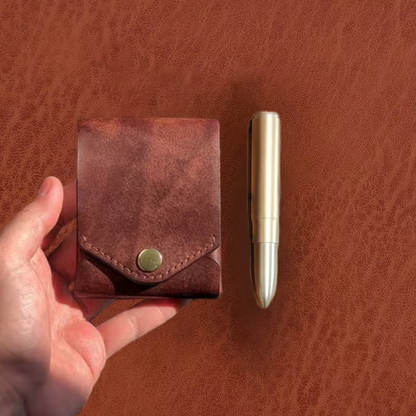 Handmade leather wallet
